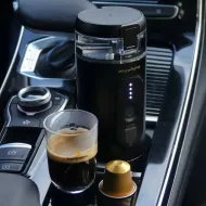 Přenosný bateriový mini kávovar Handpresso E-Presso