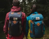 Unisexový retro batoh Lowe Alpine Klettersack 30 mallard blue